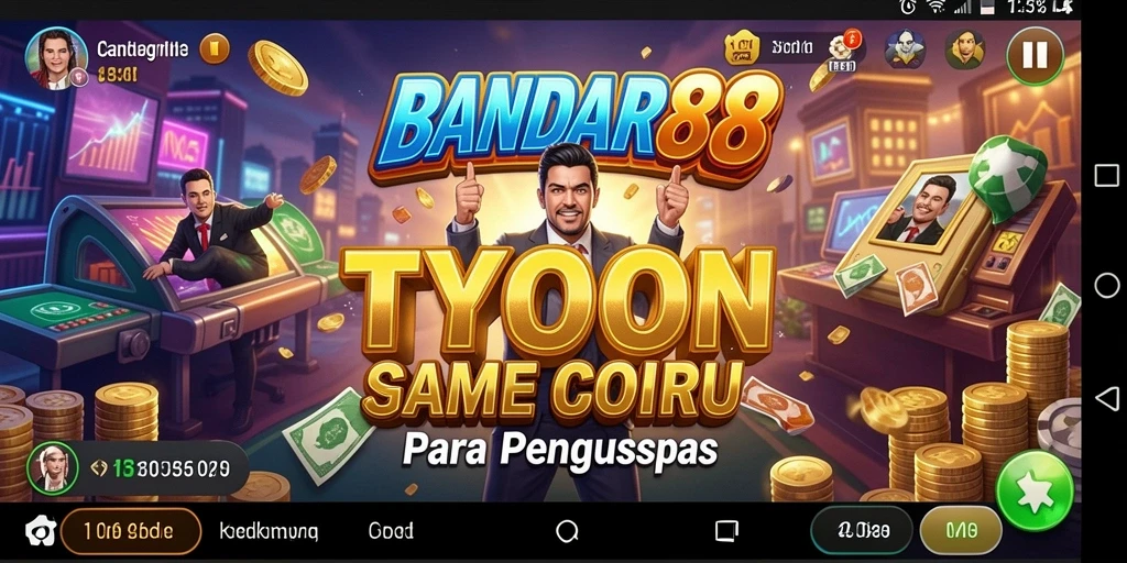 Tampilan gameplay BANDAR88 yang menarik dan seru saat mengelola bisnis.