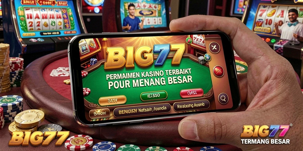 Tampilan menarik dari permainan Kasino di BIG77.