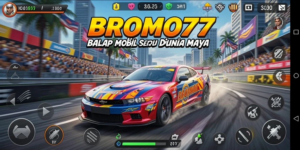 Tampilan gameplay BROMO77 yang seru dan menantang.