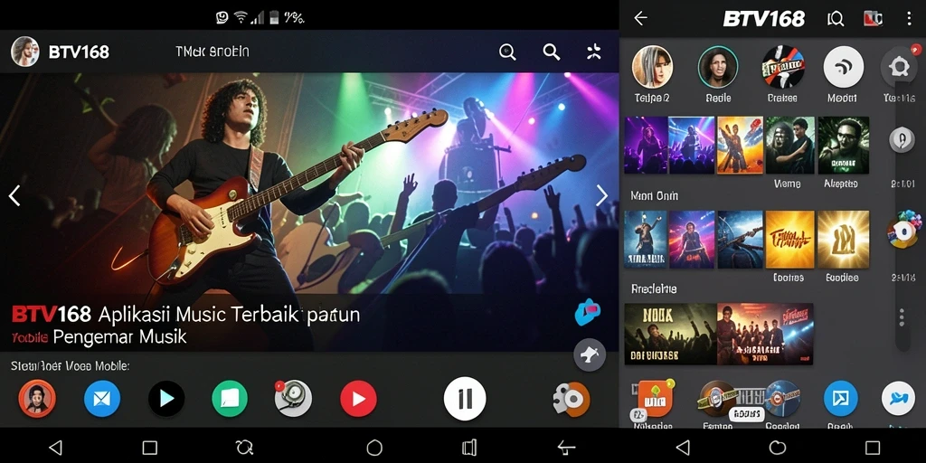 Tampilan gameplay BTV168 yang menarik dengan pilihan lagu variatif.