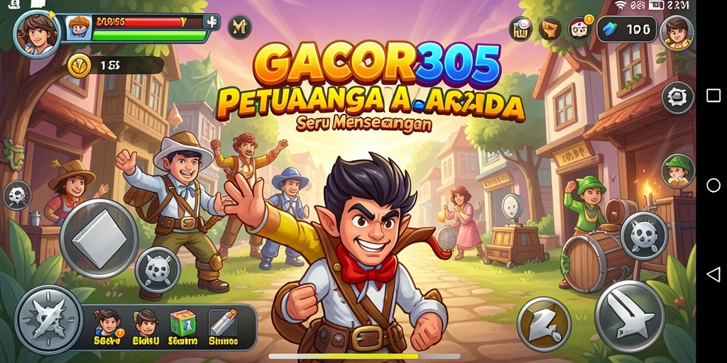 Tampilan gameplay seru GACOR305 dengan aksi mengasyikkan.