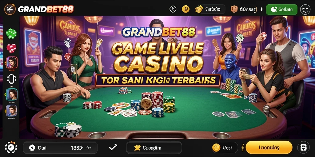 Tampilan gameplay yang seru di GRANDBET88 Live Casino.
