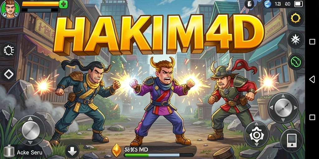Tampilan menarik gameplay HAKIM4D yang penuh aksi.