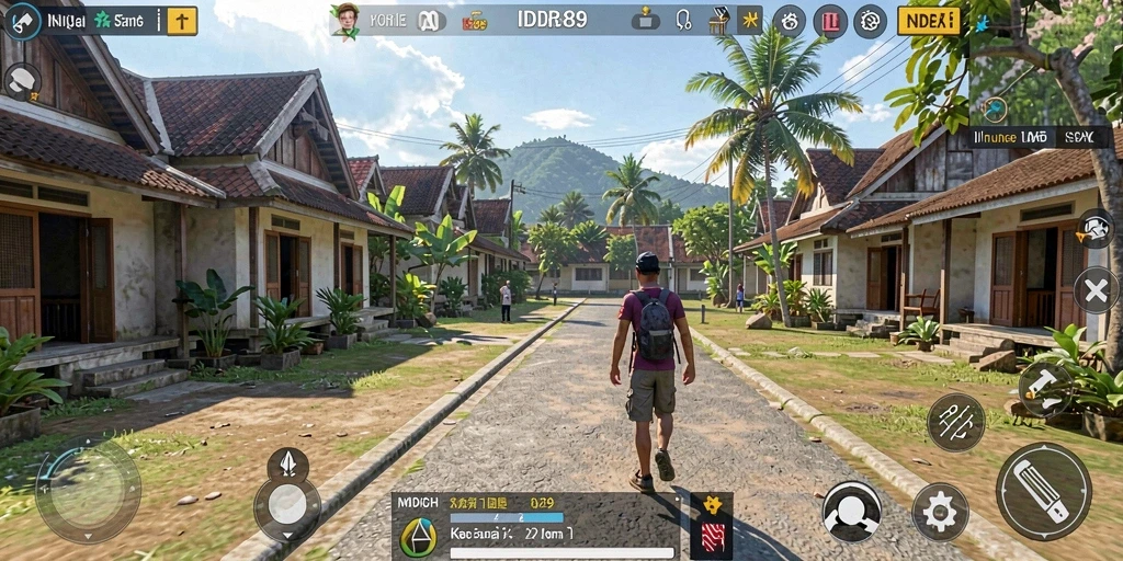Screenshot utama menunjukkan momen gameplay <strong>IDR89</strong> yang ceria dan penuh warna.
