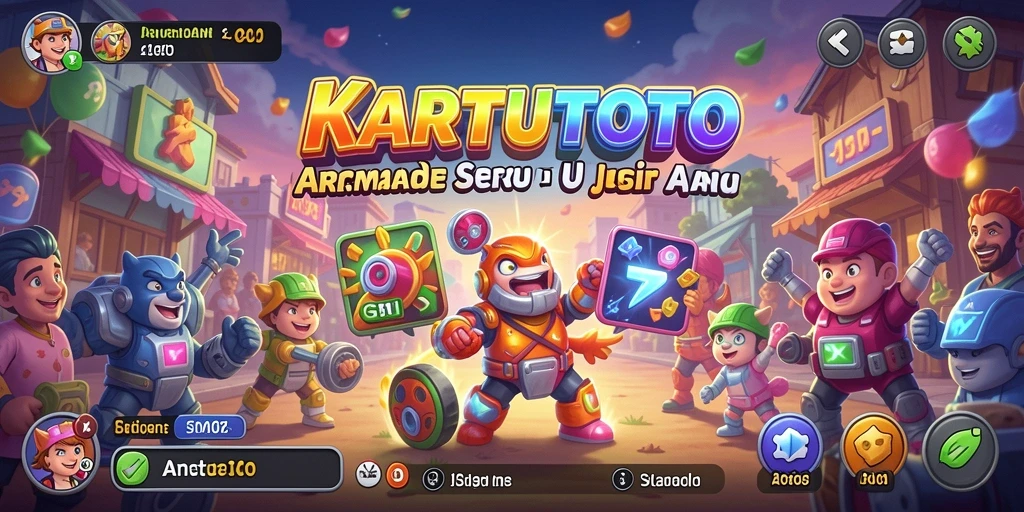 Tampilan gameplay seru dari KARTUTOTO dengan tantangan Arcade.