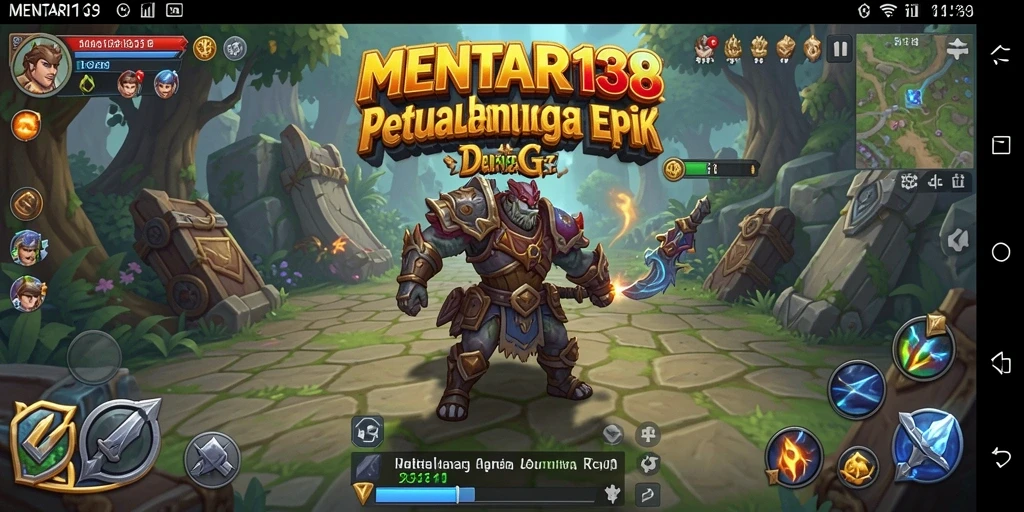 Gameplay menampilkan pertarungan seru dan dunia yang luas.