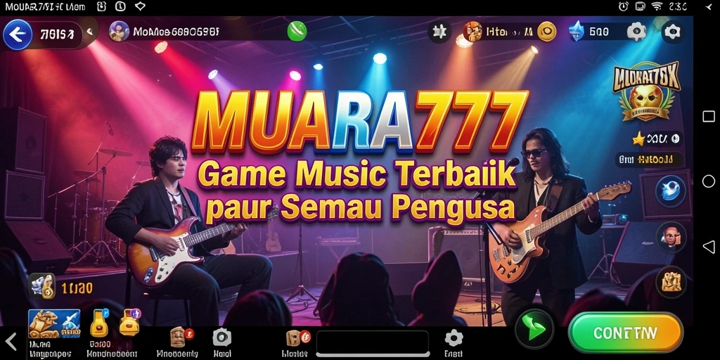 Screenshot gameplay MUARA777 yang menampilkan pengalaman bermain musik.
