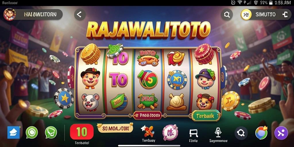 Screenshot gameplay RAJAWALITOTO menampilkan aksi taruhan yang mendebarkan.