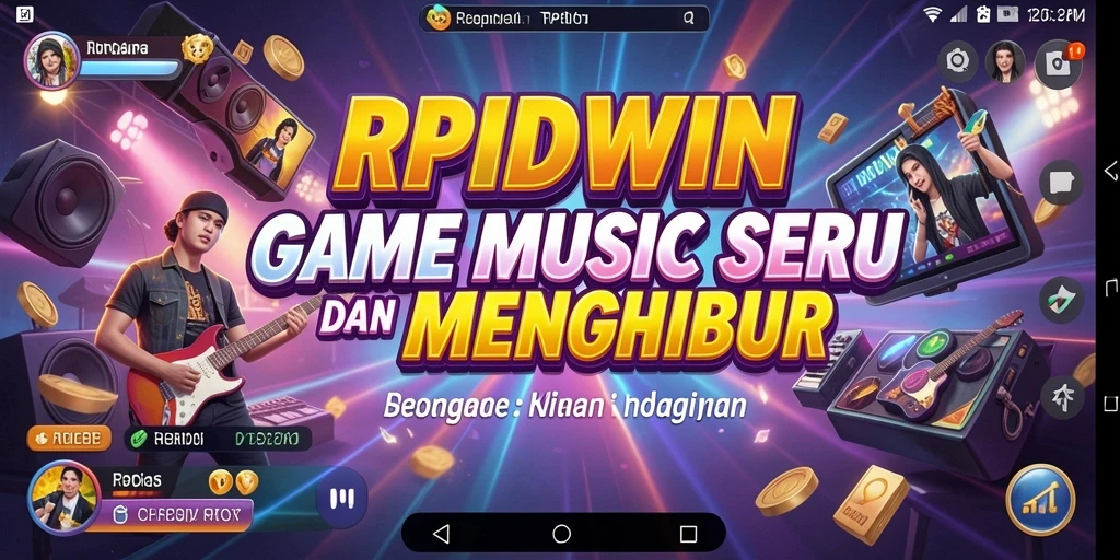 Gameplay seru RPIDWIN dengan alunan musik menghibur.