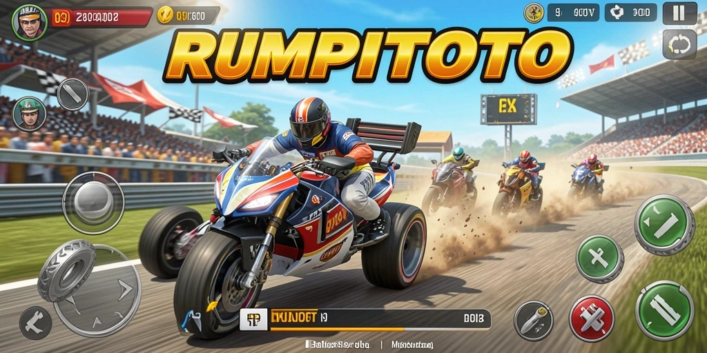 Tampilan gameplay RUMPITOTO yang mendebarkan dan seru.