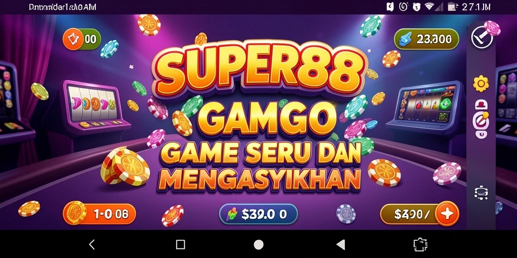 Tampilan gameplay Bingo yang menarik dan seru di SUPER88.