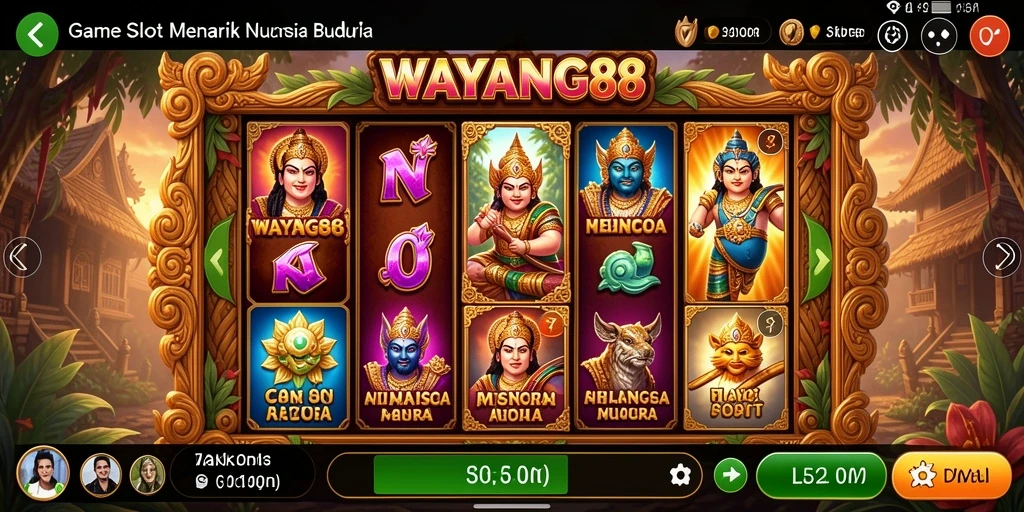 Tampilan gameplay WAYANG88 yang seru dan menawan.